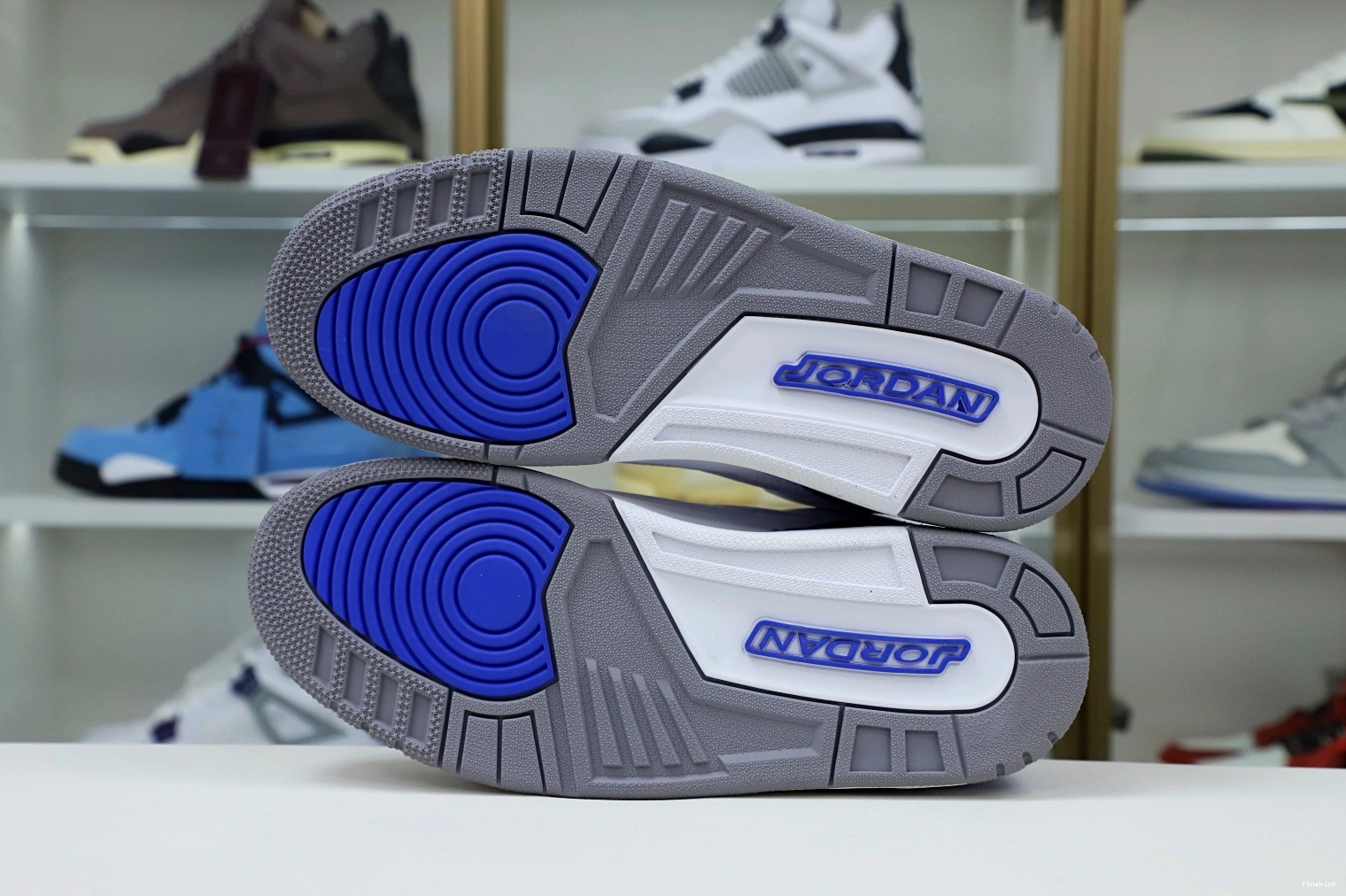 (CT8532-145) 3 BLUE' RETRO AIR 'RACER JORDAN 0906